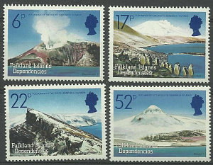 Фалкленды Депенденс, 1984, Вулканы, 4 марки
